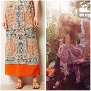 Palme Silk Maxi Skirt by Vanessa Virginia NWT M